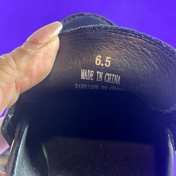 Jeffrey Campbell Women's Black Leather Loafers Shoe‎ Size 6.5 - Picture 9 of 9